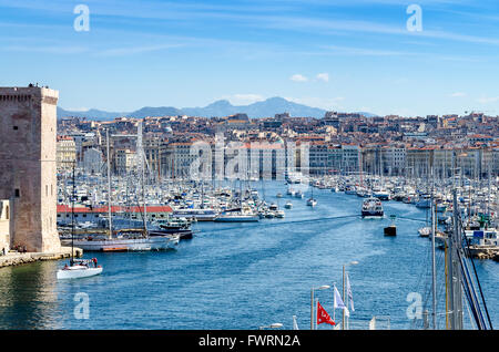 LE VIEUX PORT, MARSEILLE, BDR, FRANKREICH 13 Stockfoto