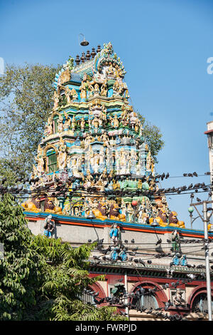 Hindu-Tempel in Yangon, Myanmar Stockfoto