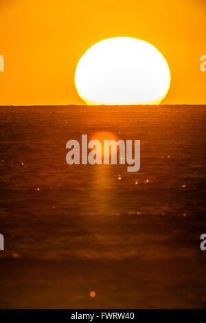 Sonnenuntergang über Maui Stockfoto