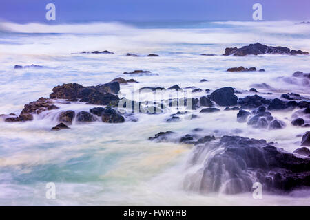 Wellen am Strand von Maui Stockfoto