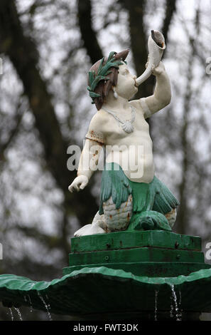 Kanzler-Gesetze-Brunnen am Beacon Park in Lichfield Stockfoto