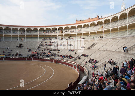 Stierkampfarena Plaza de Toros de Las Ventas eine berühmte Stierkampfarena befindet sich in Madrid, Spanien. Stockfoto