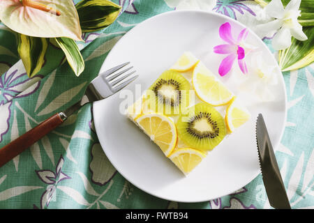 Obst-Sandwich Stockfoto