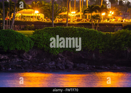 Resort-Restaurant und Wein-Bar, Maui Stockfoto