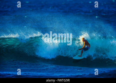 Surfen in Maui Stockfoto