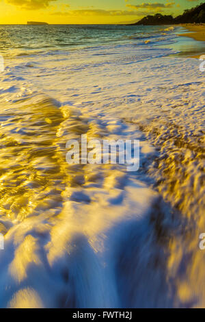 Makena Beach, Maui Stockfoto