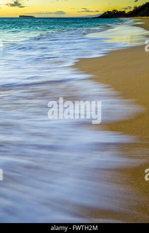 Makena Beach, Maui Stockfoto