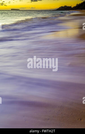 Makena Beach, Maui Stockfoto