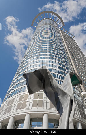 Westend Tower Frankfurt Am Main, Deutschland Stockfoto