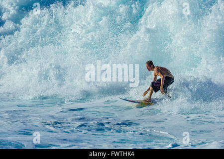 Surfen in Maui Stockfoto