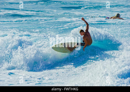 Surfen in Maui Stockfoto