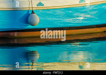 Lahaina Harbor im Morgengrauen auf Maui Stockfoto