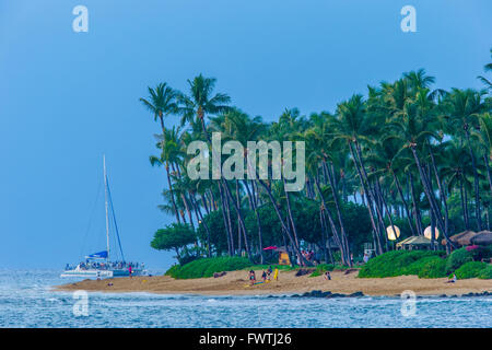 Resorts in Kaanapali Region, Maui Stockfoto