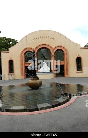 Touristenattraktion, The Conservatory in Fitzroy Gardens Melbourne Victoria Australien Stockfoto