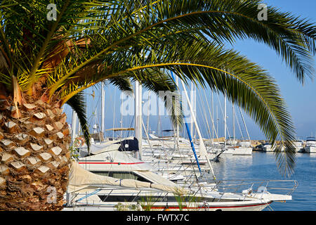 Hafen von Le Lavandou in Frankreich Stockfoto