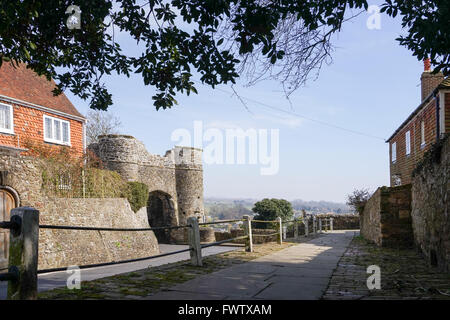 Strang-Tor von Strang Hill, Winchelsea, East Sussex, UK Stockfoto