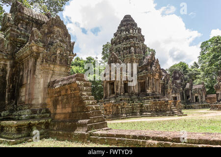 Thommanon-Tempel, Kambodscha, (Ende 11. - Anfang 12. Chr.). Stockfoto