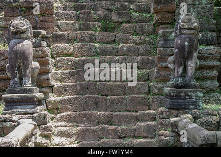 Preah Khan Tempel, Kambodscha Stockfoto