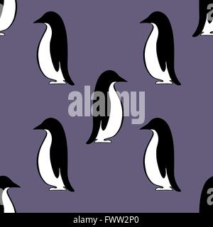 Pinguin-Hintergrund, Vektor Stock Vektor