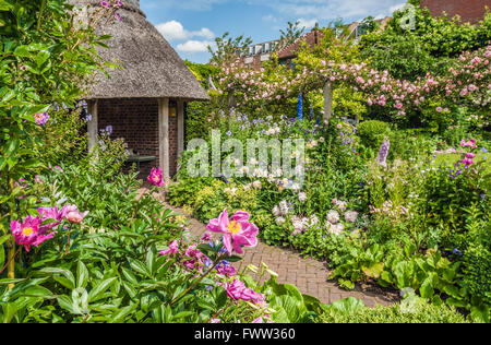 Master's Garden im Lord Leycester Hospital in Warwick, Warwickshire, England Stockfoto