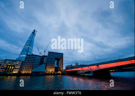 Der Shard Wolkenkratzer in London Stockfoto