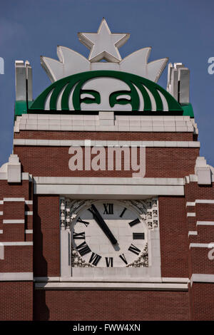 Starbucks Kaffee Firma Hauptsitz in Seattle, Washington. Stockfoto