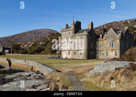 Amhuinnsuidhe schloss, Isle of Harris Stockfoto