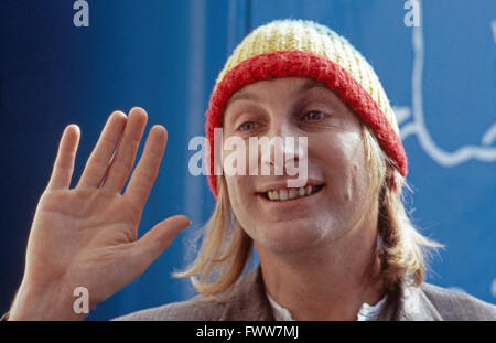 Deutscher Komiker Otto Waalkes, Deutschland 1980er Jahre. Deutsche Komiker Otto Waalkes, Deutschland der 80er Jahre. Stockfoto