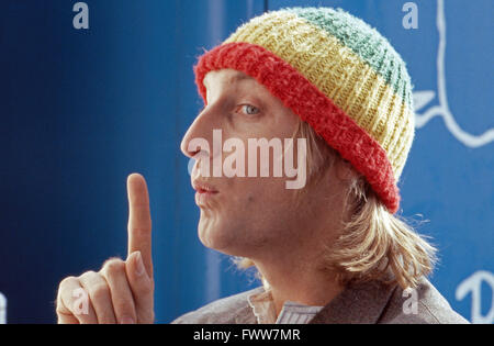 Deutscher Komiker Otto Waalkes, Deutschland 1980er Jahre. Deutsche Komiker Otto Waalkes, Deutschland der 80er Jahre. Stockfoto