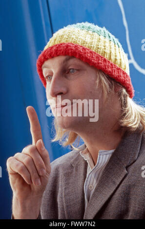 Deutscher Komiker Otto Waalkes, Deutschland 1980er Jahre. Deutsche Komiker Otto Waalkes, Deutschland der 80er Jahre. Stockfoto