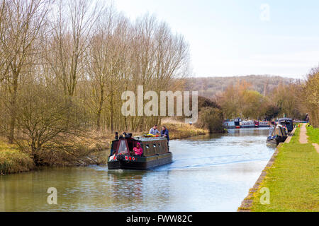 Schlösser in der Nähe keine 9 Slipanlage am Grand Union Canal, Northamptonshire. Stockfoto