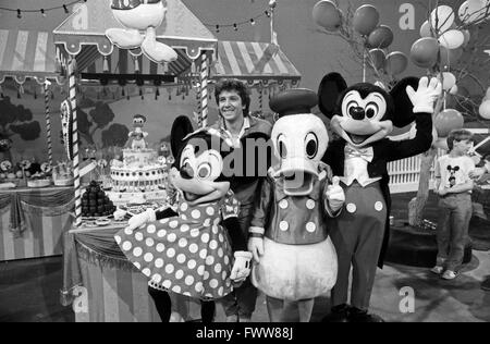 Zeigen Sie Zum Geburtstag von Donald Duck, Deutschland 1984, Moderator: Michael Schanze. Stockfoto