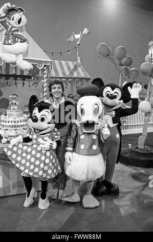 Zeigen Sie Zum Geburtstag von Donald Duck, Deutschland 1984, Moderator: Michael Schanze. Stockfoto
