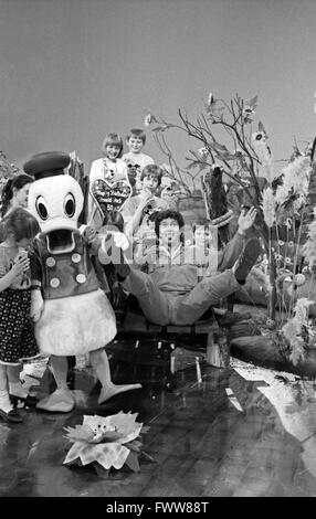 Zeigen Sie Zum Geburtstag von Donald Duck, Deutschland 1984, Moderator: Michael Schanze. Stockfoto