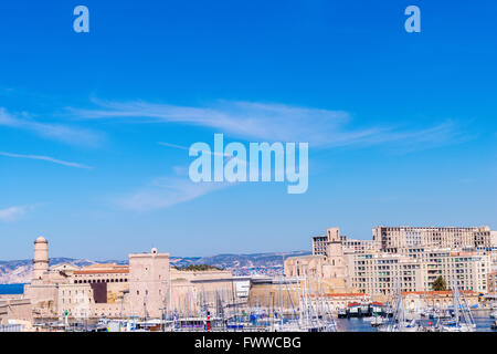 Fort St. Jean Marseille Bouche du Rhone Frankreich Stockfoto