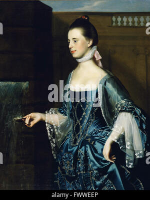 John Singleton Copley - Mrs Daniel Sargent (Mary Turner) - de Young Museum Stockfoto