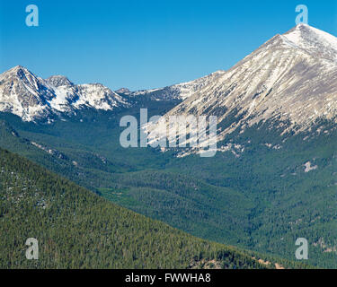 Torrey Berg über Birch Creek Tal im Bereich von Pionier in der Nähe von Dillon, montana Stockfoto