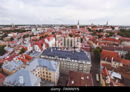 Panorama von Tallinn, Estland Stockfoto