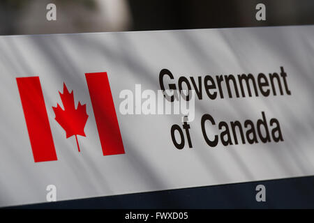 Regierung von Kanada, die Gebäude im Zentrum von Kingston, Ontario, am 22. März 2016. Stockfoto