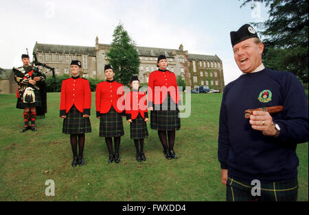 Königin Victoria School, Dunblane. Schüler-Inspektion. Stockfoto