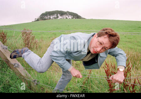 Brian MacKinnon aka Brandon Lee bei 32 zu Bearsden Academy in Glasgow, überreden konnte er 17, und studierte dort war. Stockfoto