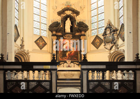 Die Kapelle von Rubens (1640) am St.-Jakobs Kirche in Antwerpen, Belgien Stockfoto