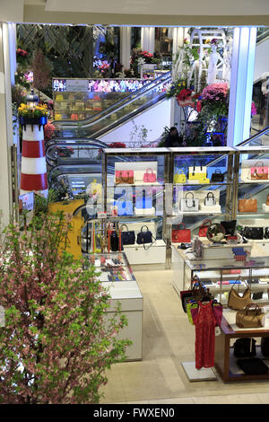 Jährlichen Macy Spring Flower Show im Kaufhaus Macy's Herald Square, Manhattan, New York City, USA Stockfoto