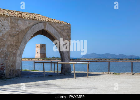 Torre di Nubia, Trapani, Sizilien, Italien, Europa Stockfoto