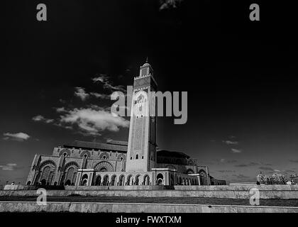 Minarett der Koutoubia-Moschee, Marrakesch, Marokko Stockfoto