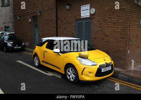 Auto Scheinwerfer mit Wimpern Stockfotografie - Alamy