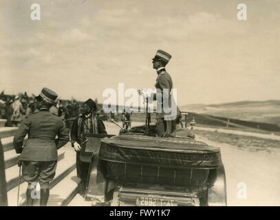 Prinz von Piemont Reise nach Afrika und Palästina: Palästina, Prinz Umberto in Transjordanien Schritt Stockfoto