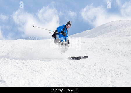 Skifahren Stockfoto