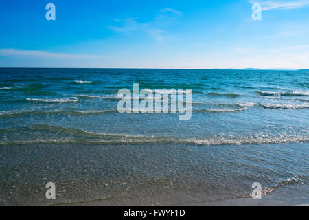 Tropischen Sandstrand, Sihanoukville, Kambodscha, Südost-Asien Stockfoto