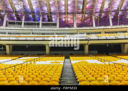 Haixinsha Guangzhou Asian Games Locations panorama Stockfoto